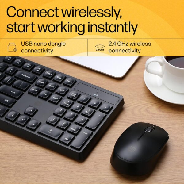 HP Wireless Keyboard and Mouse Combo - CS10 - Image 3